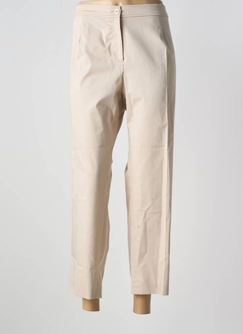 Pantalon 7/8 beige ELENA MIRO pour femme
