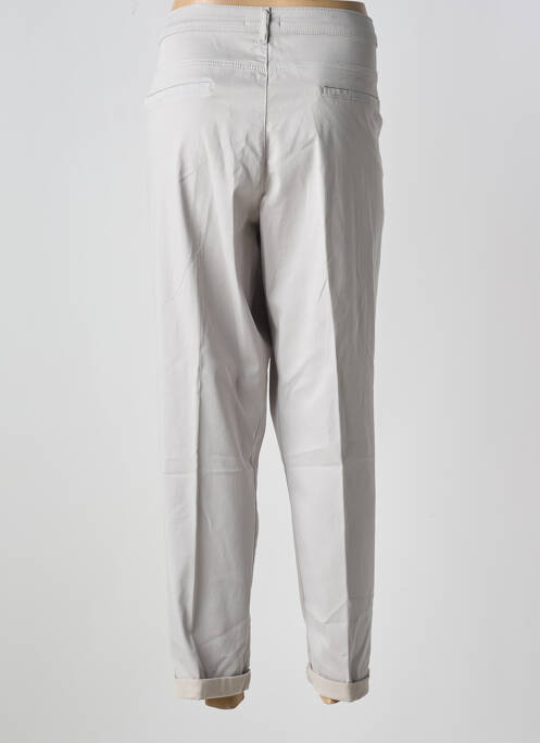 Pantalon droit gris ELENA MIRO pour femme