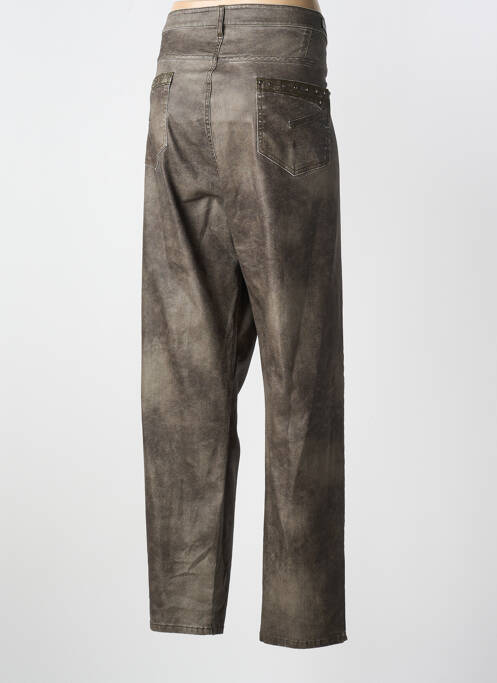 Pantalon slim marron FRED SABATIER pour femme