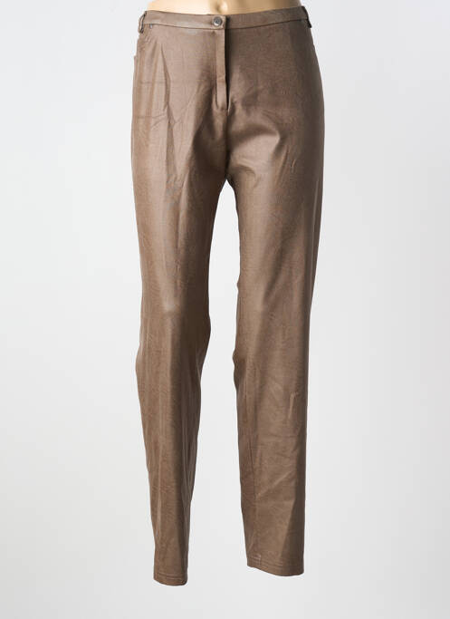 Pantalon slim marron MERI & ESCA pour femme