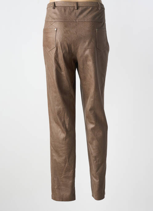 Pantalon slim marron MERI & ESCA pour femme