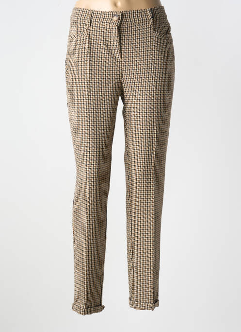 Pantalon slim marron TONI pour femme