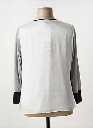 Blouse légère et transparente manches longues blanc MERI & ESCA femme