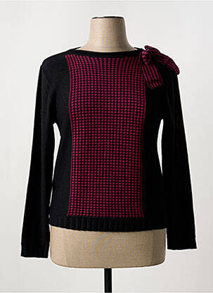 Pull col bateau manches longues violet SKOVHUUS femme