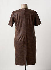 Robe mi-longue marron JEAN DELFIN pour femme seconde vue