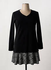 Robe mi-longue noir ANDAMIO pour femme seconde vue