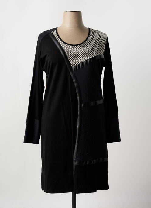 Robe mi-longue noir FRED SABATIER pour femme