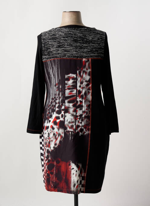 Robe mi-longue noir FRED SABATIER femme