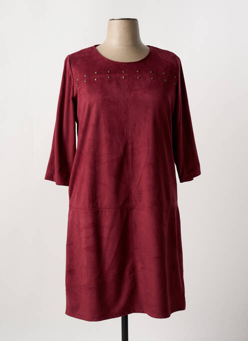 Robe mi-longue rouge FRED SABATIER pour femme