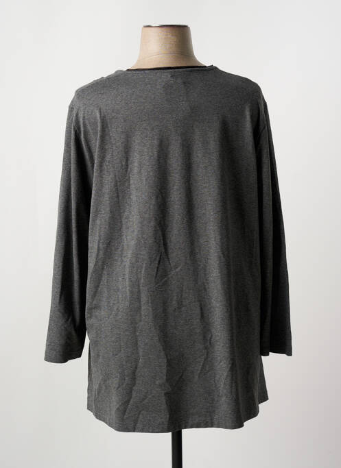 T-shirt gris SEMPRE PIU BY CHALOU pour femme