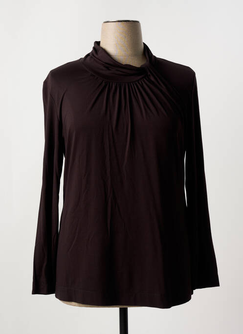 T-shirt marron ELENA MIRO pour femme