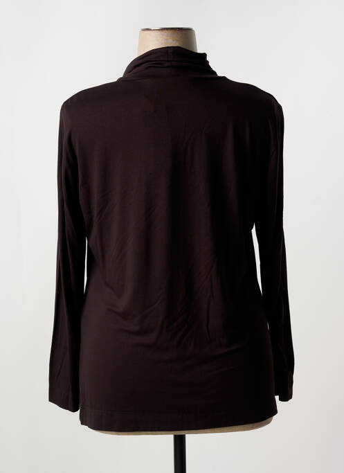 T-shirt marron ELENA MIRO pour femme