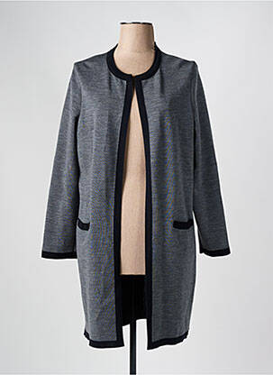 Gilet manches longues col rond gris SAINT JAMES femme