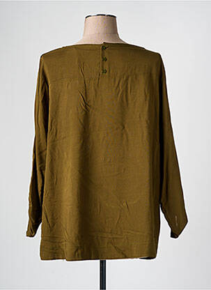 Top imprimé fantaisie manches longues vert FA CONCEPT femme