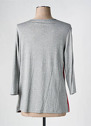 T-shirt manches longues manches longues gris FRANK WALDER femme
