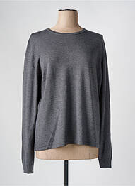 Pull col rond manches longues gris ESCORPION femme