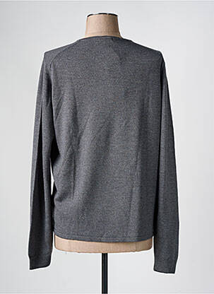 Pull coupe droite manches longues gris ESCORPION femme