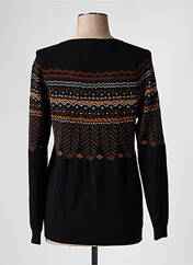 Pull noir PAUSE CAFE pour femme seconde vue