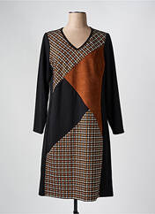 Robe mi-longue marron FRANCE RIVOIRE pour femme seconde vue