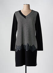 Robe mi-longue noir ANDAMIO pour femme seconde vue