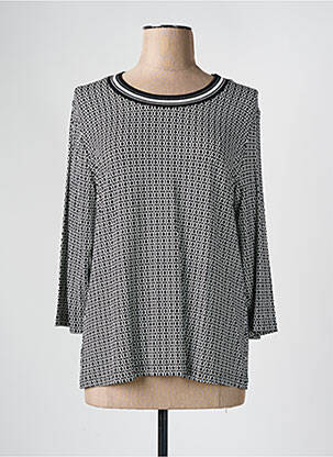 T-shirt noir FRANK WALDER pour femme