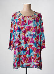 Tunique manches longues rose CHALOU pour femme seconde vue