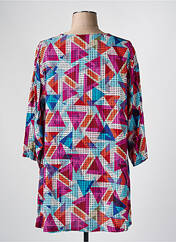 Tunique manches longues rose CHALOU pour femme seconde vue