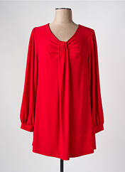 Tunique manches longues rouge YOEK pour femme seconde vue