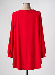 Tunique manches longues rouge YOEK pour femme seconde vue