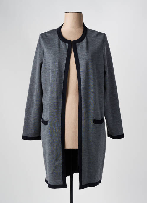 Gilet manches longues gris SAINT JAMES pour femme