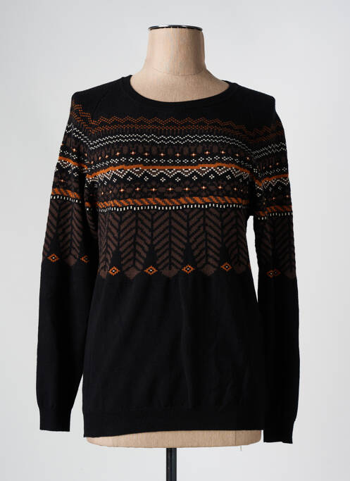 Pull noir PAUSE CAFE pour femme