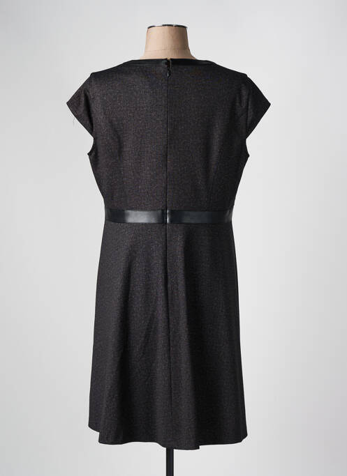 Robe mi-longue noir DIVAS pour femme