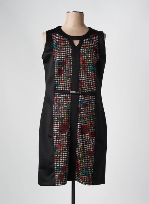 Robe mi-longue noir FRANCE RIVOIRE pour femme