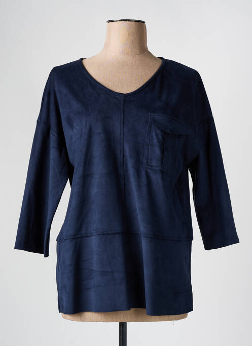 Top bleu ANDAMIO femme