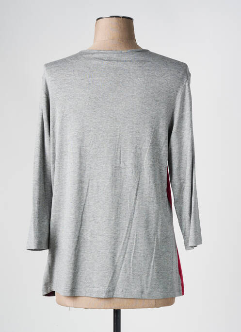 T-shirt gris FRANK WALDER pour femme