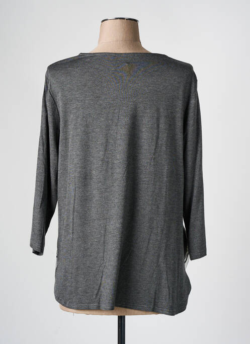 T-shirt gris FRANK WALDER femme