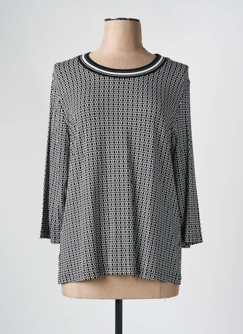 T-shirt noir FRANK WALDER pour femme