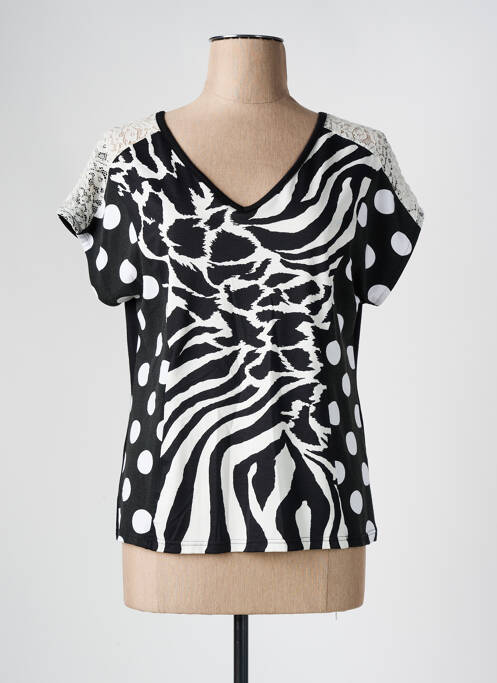 T-shirt noir OLIVIER PHILIPS pour femme