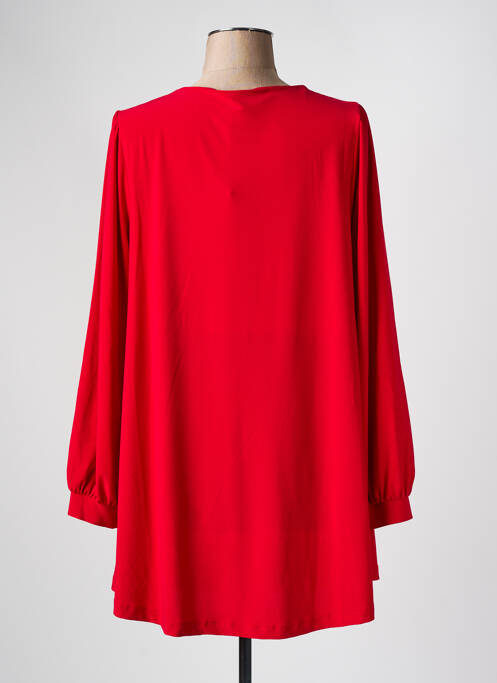 Tunique manches longues rouge YOEK pour femme