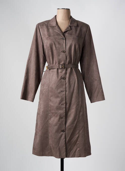 Veste casual marron FRANCE RIVOIRE pour femme