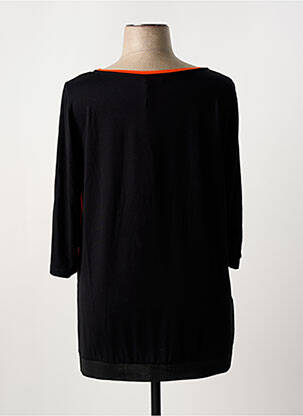 Tunique manches longues coupe fluide noir ELENA MIRO femme