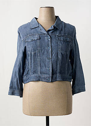 Veste casual poches bleu FRED SABATIER femme