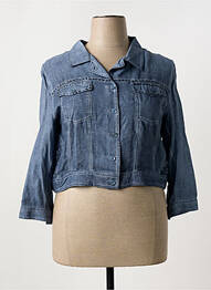 Veste casual poches bleu FRED SABATIER femme