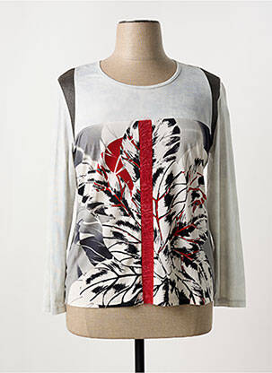 T-shirt manches longues manches longues gris MERI & ESCA femme