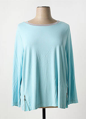T-shirt manches longues manches longues bleu BASLER femme