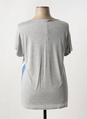 T-shirt imprimé fantaisie manches courtes bleu ESCORPION femme