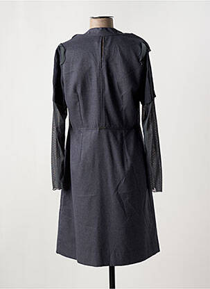 Robe mi-longue manches longues manches longues gris ALICE ET BARNABE femme