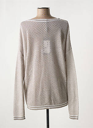 Pull maille ajourée manches longues gris TUZZI femme