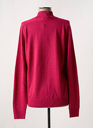 Pull tissage chiné manches longues rose ESCORPION femme