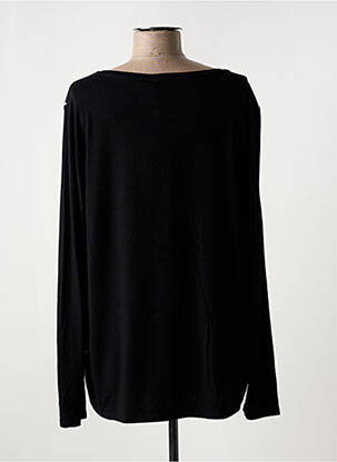 Top stretch manches longues noir ELENA MIRO femme
